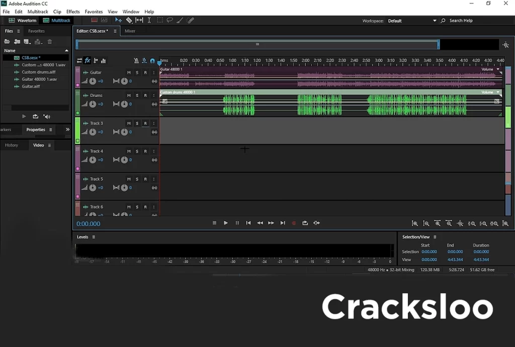Editing in Adobe Audition Crack
